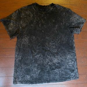 Lululemon All Yours Tee Cloudy Wash Black Size 4
